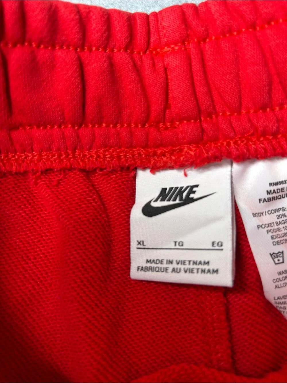 Nike vibrant red